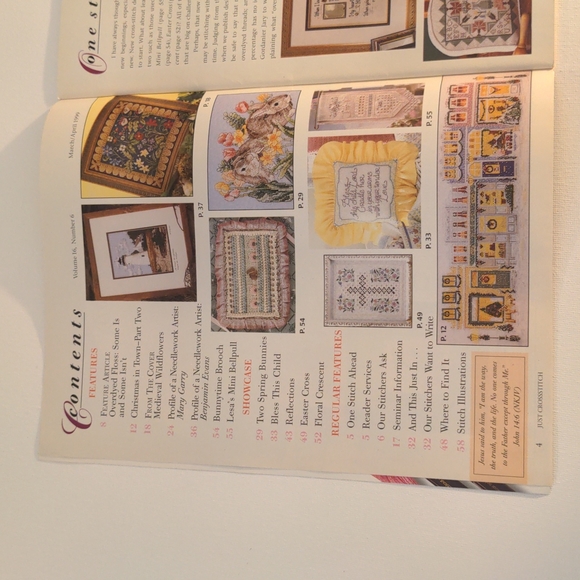 Just CrossStitch Magazine April 1999 - Picture 3 of 14